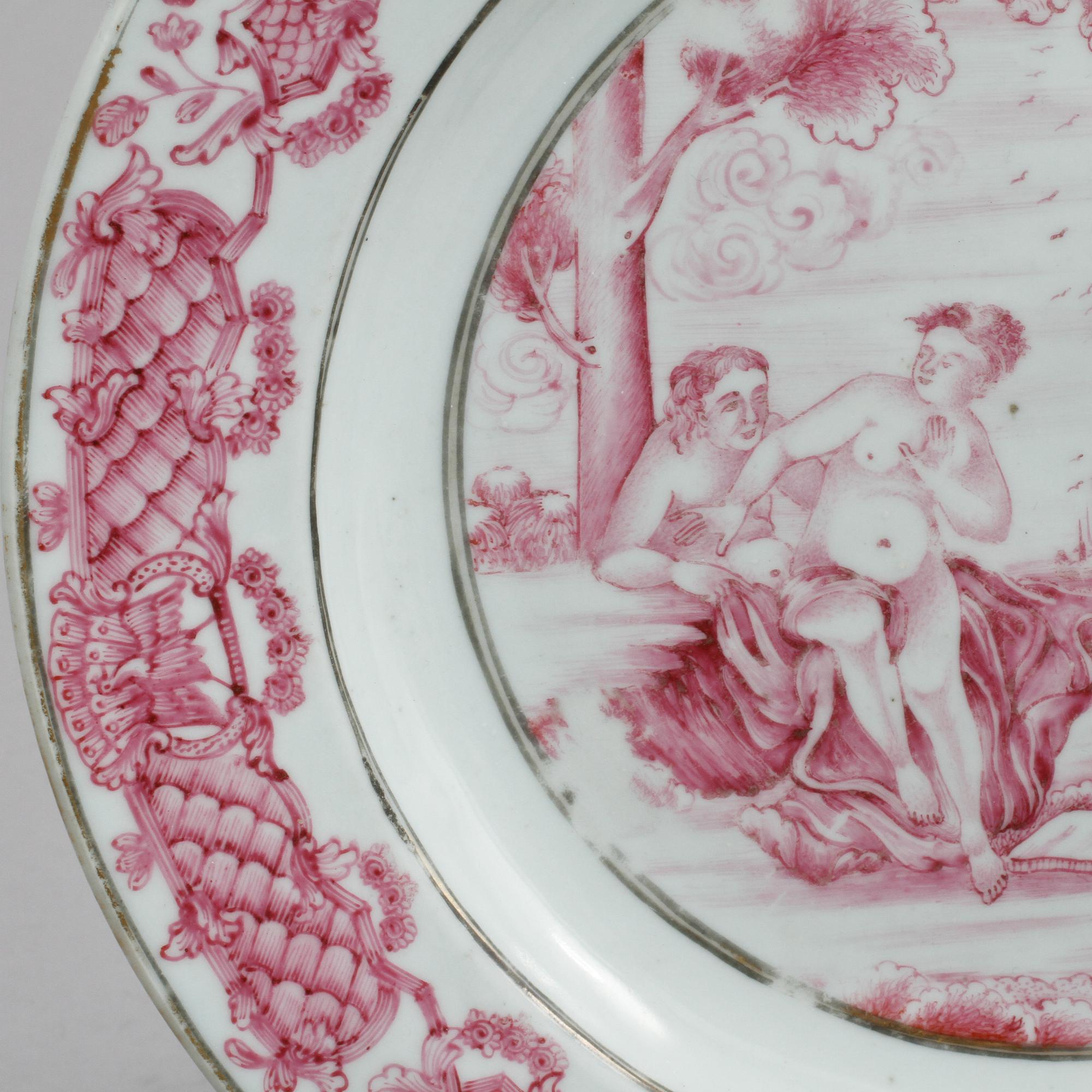 TALLRIK, porslin, Kina, 1700-tal.