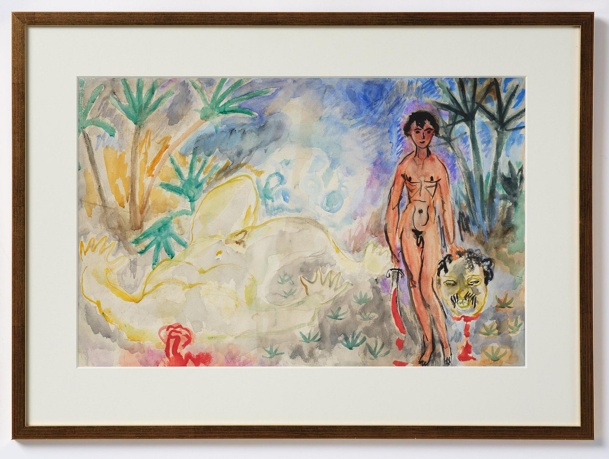 Nils von Dardel, David and Goliath.
