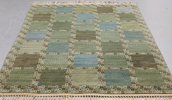 Barbro Nilsson, A carpet, "Gröningen", knotted pile, ca 241-241,5 x 170,5-173,5 cm, signed AB MMF BN.