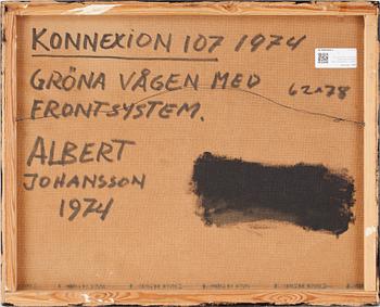 ALBERT JOHANSSON. Olja på pannå. Sign Albert Johansson o dat 1974.