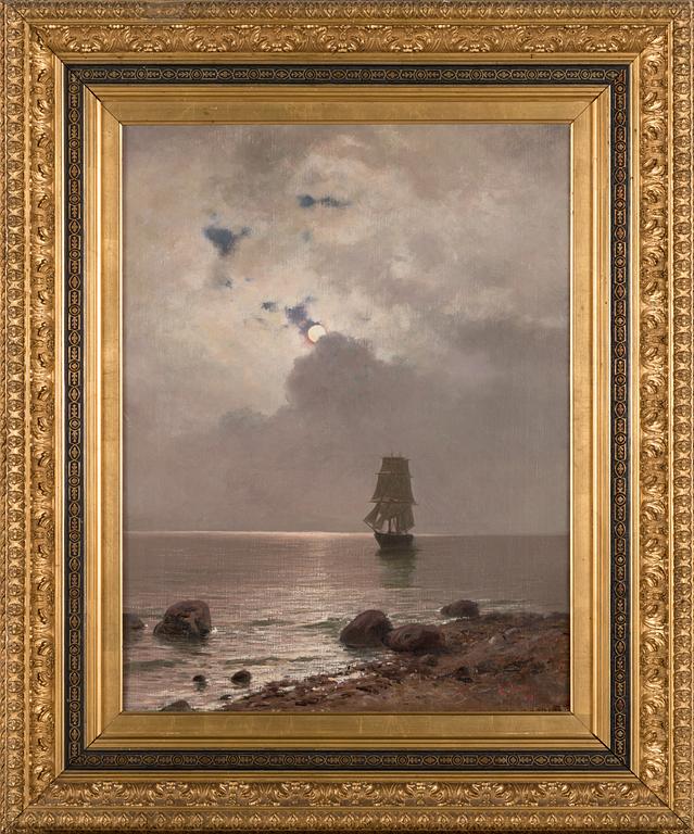 Eugen Taube, Laiva auringonlaskussa.