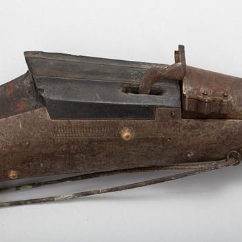 A 19th century musket, probably from the Ottoman Empire.