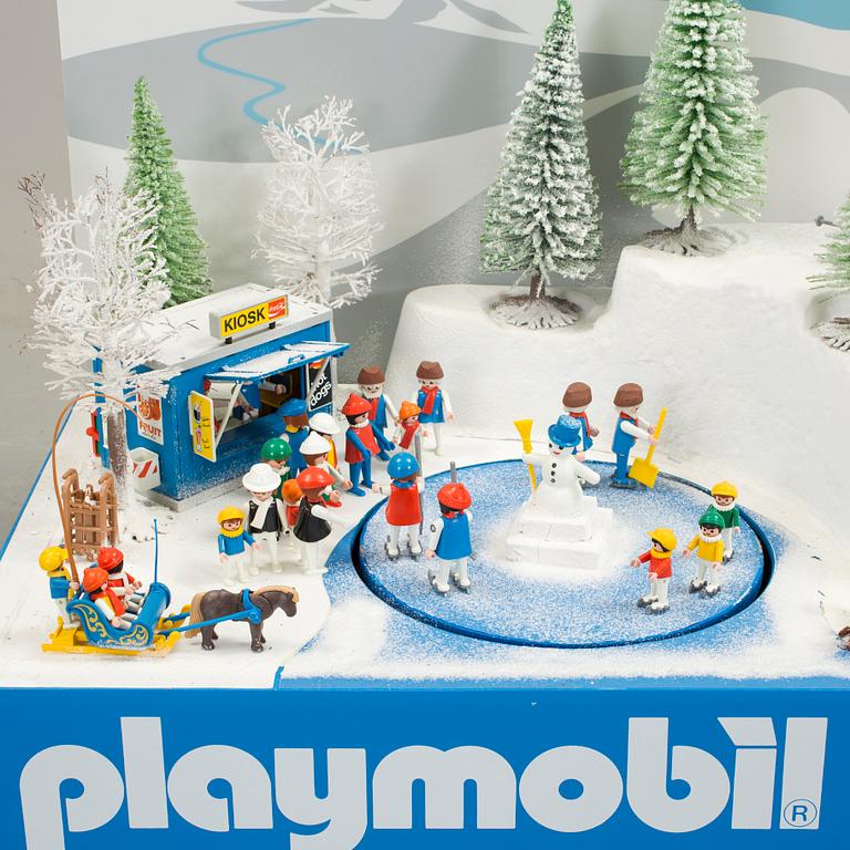 A Playmobil store display Germany 1980s.