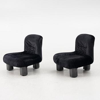 Cini Boiri, armchairs, a pair, "Botolo", Arflex, Italy.