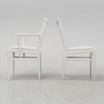 Carl Malmsten, a dining table and a set of six chairs, 'Herrgården' for Bodafors.