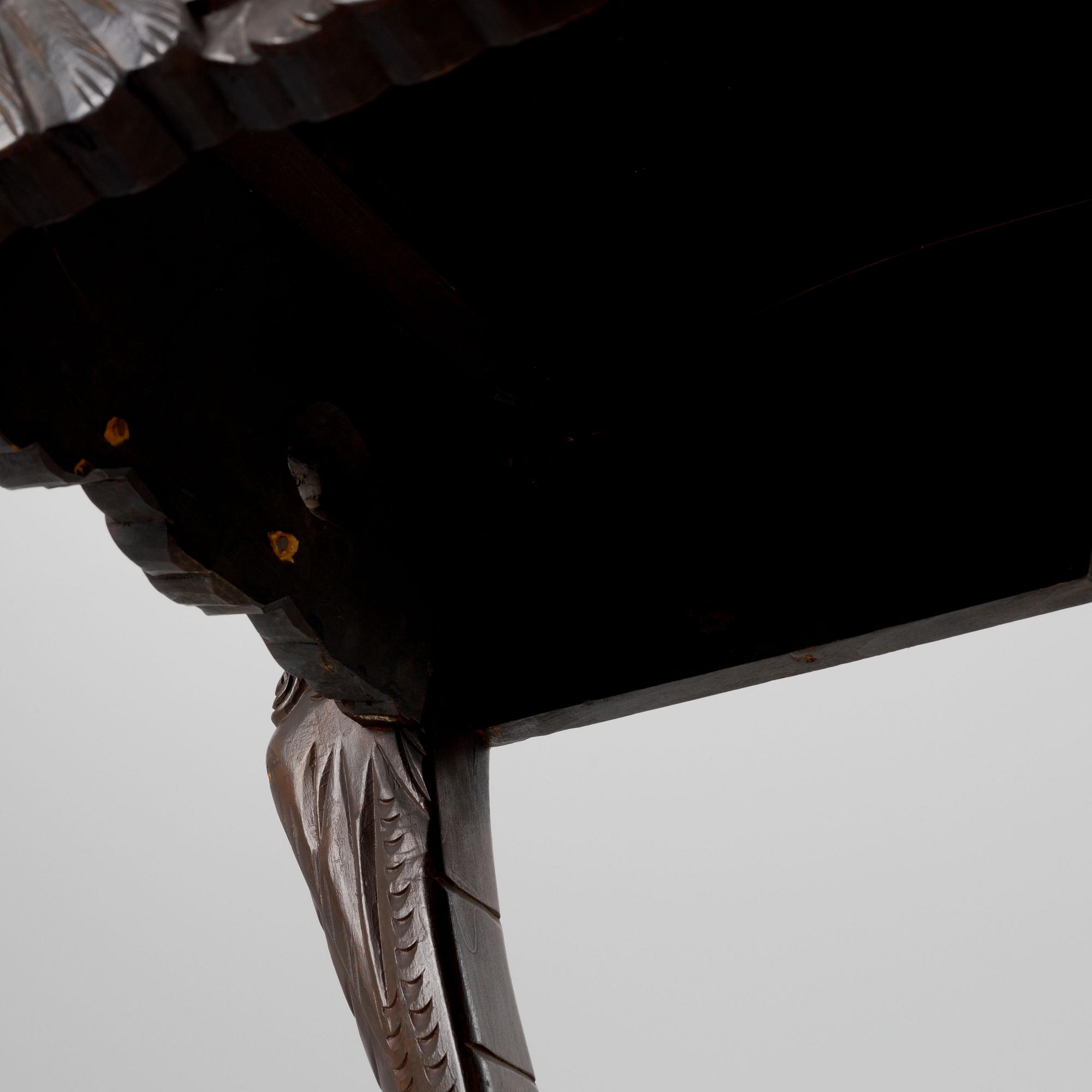 A Japanese wooden cabinet, first part of the 20th century.