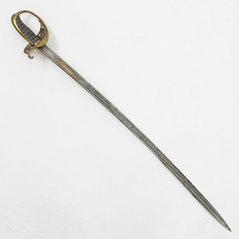 A Swedish officer's sabre 1859 pattern.