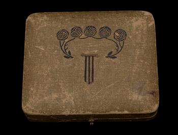 DAMFICKUR, guld, tidigt 1900-tal.