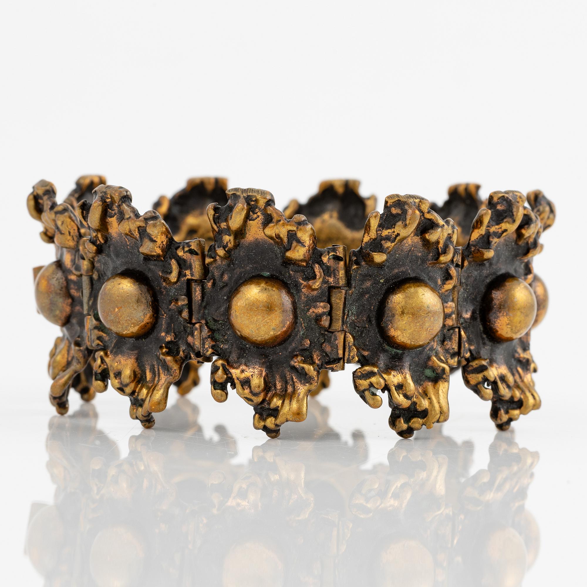 Pentti Sarpaneva, bracelet, bronze.