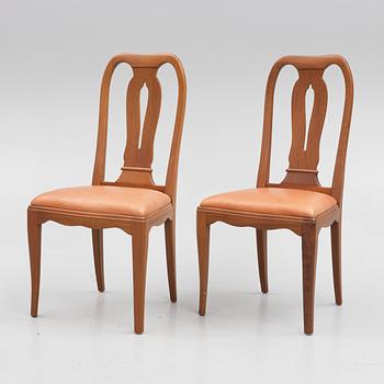 Carl Malmsten, chairs, 12 pcs "Brunnsviken", second half of the 20th century.