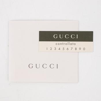 Gucci, a black leather 'Bamboo' bag.