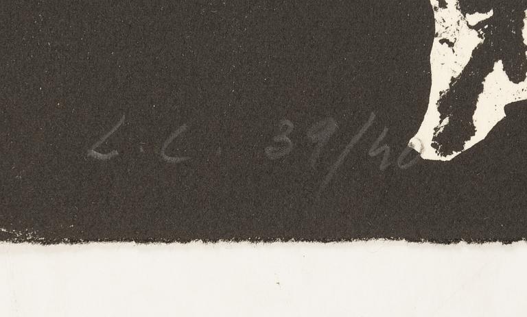 Lena Cronqvist, lithograph, signed and numbered LC 39/40.