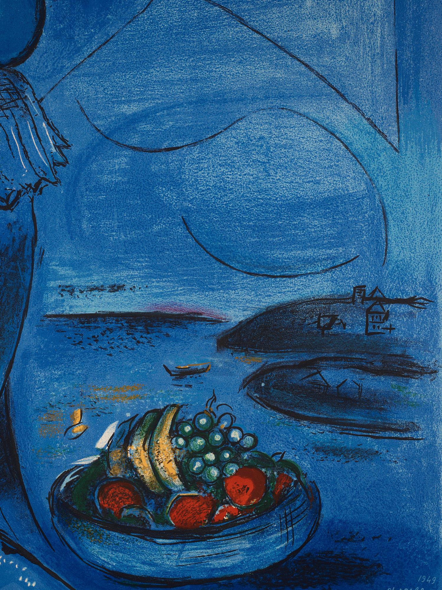 Marc Chagall Efter, "Saint-Jean-Cap-Ferrat".
