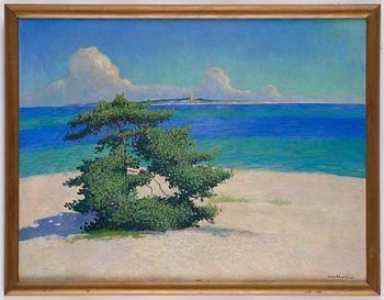 Artur Bianchini, "Tallen och hafvet" (Utsikt mot Korsö från Sandhamn).