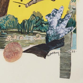 Ragnar von Holten,"Collagekomposition".