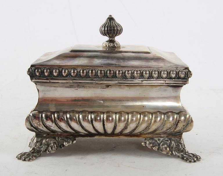 SOCKERSKRIN, silver, Österrike-Ungern, senempire 1800-tal.