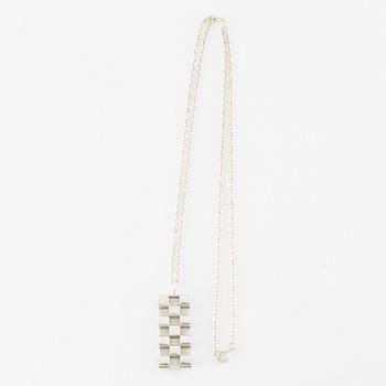 Elis Kauppi, hänge, silver, med kedja.