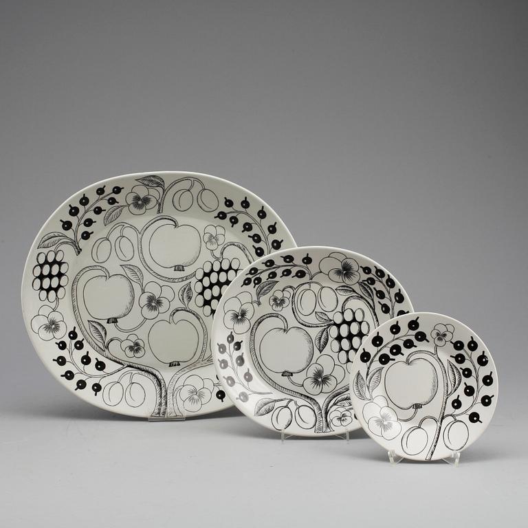 SERVISDELAR, 19 delar, porslin, "Paratiisi", Birger Kaipiainen, Arabia, Finland.