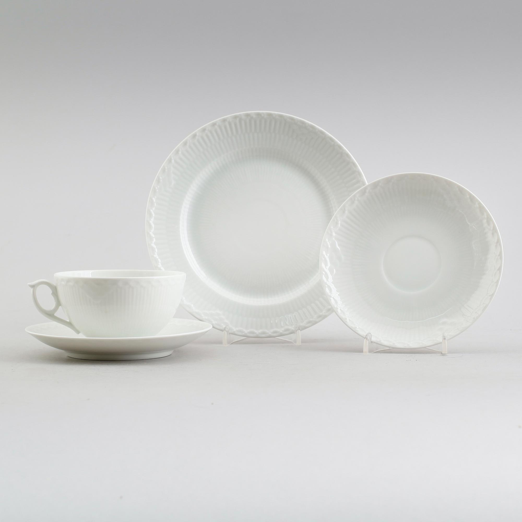 TESERVIS, porslin, 26 delar, Royal Copenhagen.