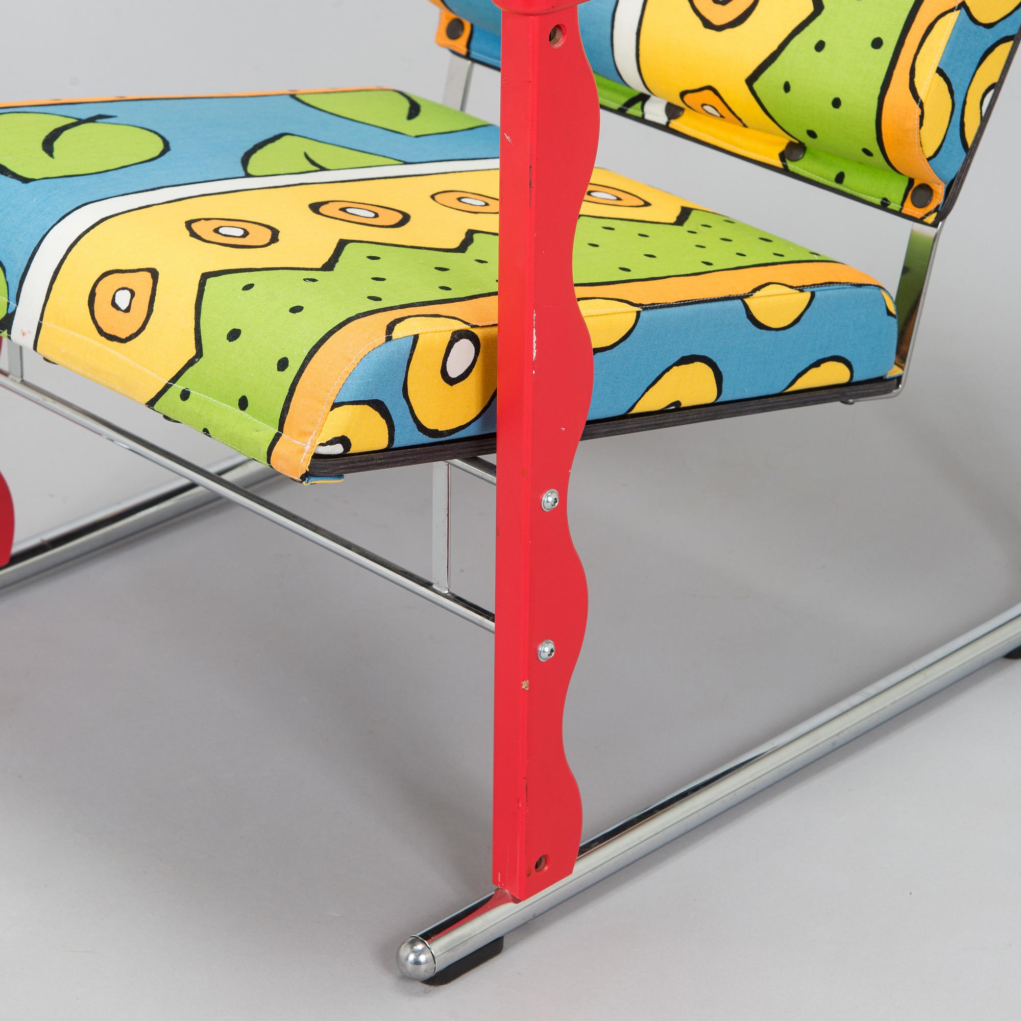 Yrjö Kukkapuro, Nojatuoli, "Experiment", Avarte, 1980-luku.