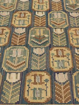 Märta Måås-Fjetterström, A TEXTILE. "Medaljongerna". Flat weave. 92 x 175,5 cm. Signed MMF.