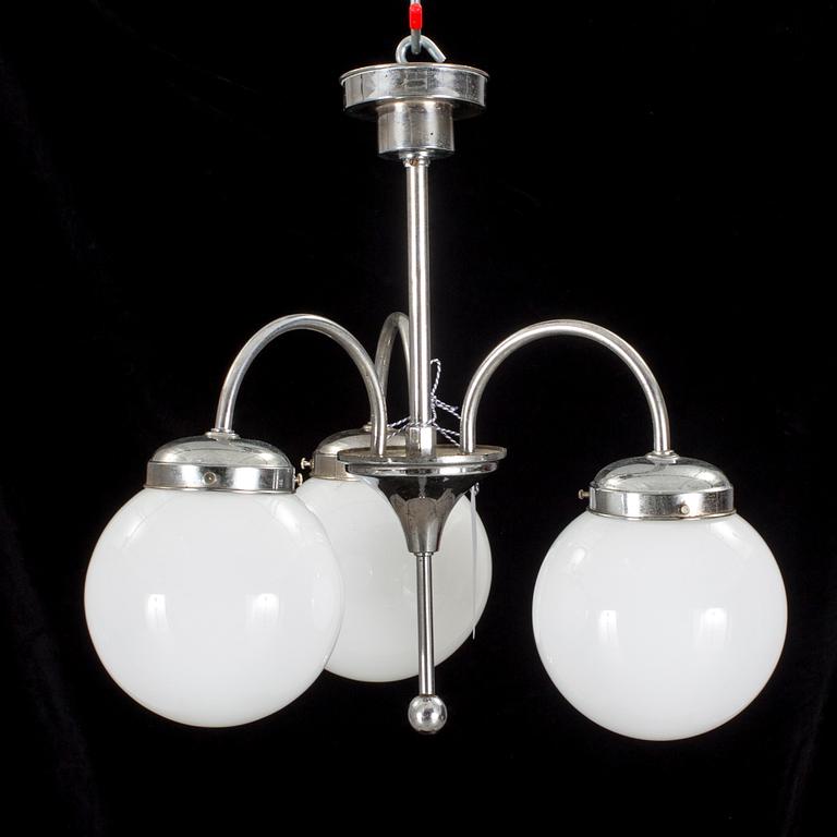 TAKLAMPA, art deco, 1920/30tal. Höjd ca 40 cm.