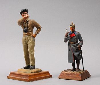 TENNFIGURER, 2 st, 1900-tal.