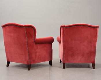 SALONGSMÖBLEMANG, 3 delar, 1900-talets mitt.