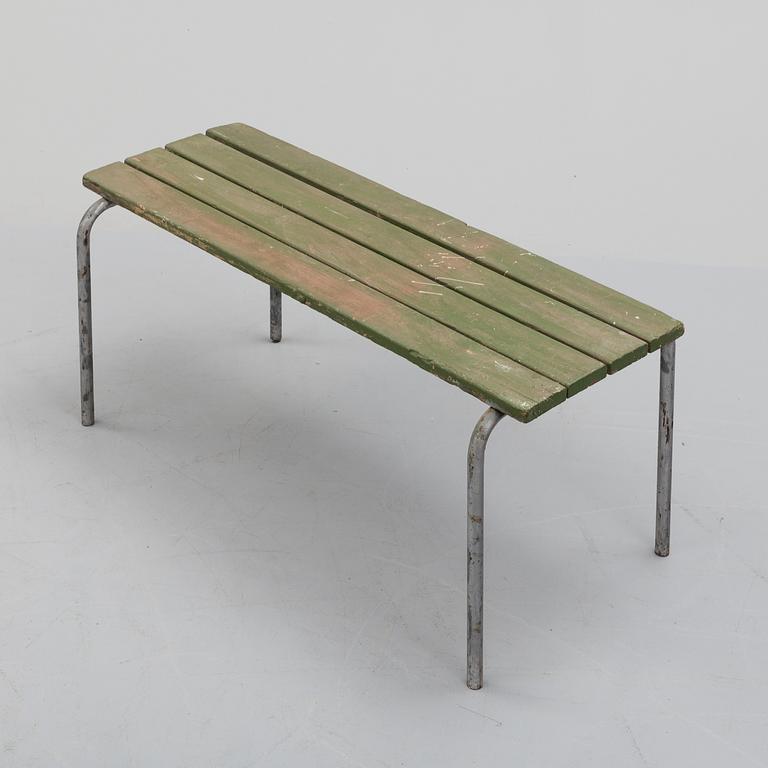 A second half of the 20th century garden bench.