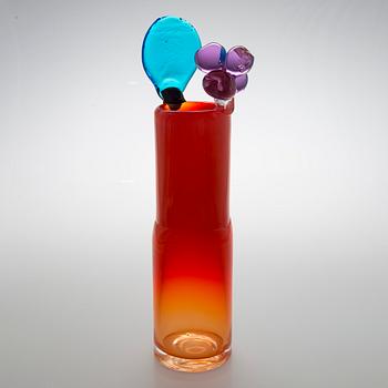 Oiva Toikka, A 'Pompom' vase, signed Oiva Toikka Nuutajärvi Notsjö.