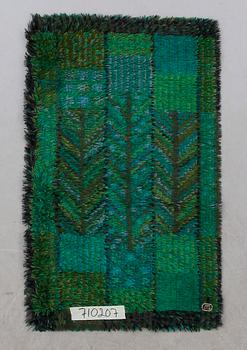 Marianne Richter · MATTA, rya, Marianne Richter,  ur "Östergyllen"-serien, 1960/70-tal. ca 120 x 73 cm.