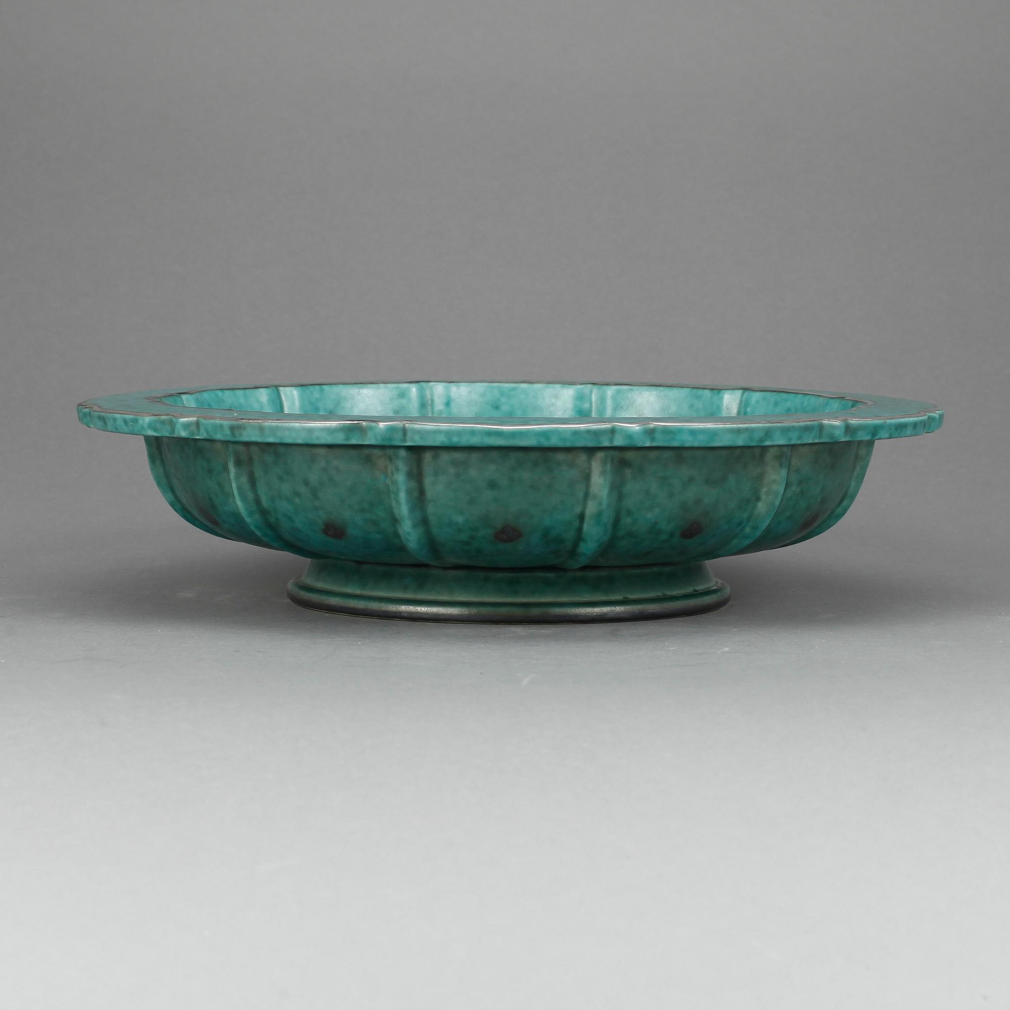 SKÅL, stengods, "Argenta", Wilhelm Kåge, Gustavsberg.