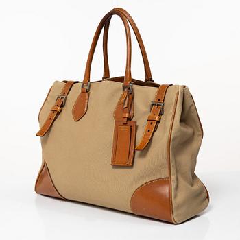 Prada, tote bag.