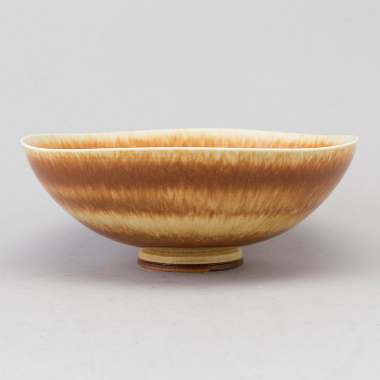 BERNDT FRIBERG, skål, stengods, Gustavsberg studio, signerad.