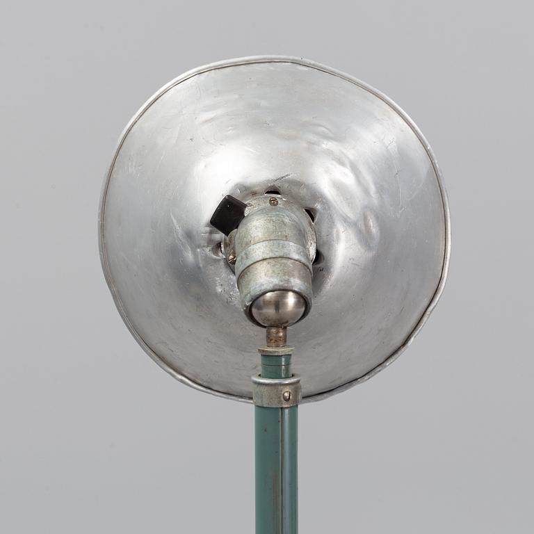 An industrial lamp, 'Triplex-Pendel' Sweden, mid 20th Century.