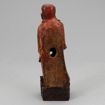 FIGURIN, trä, Kina, 1800-tal.