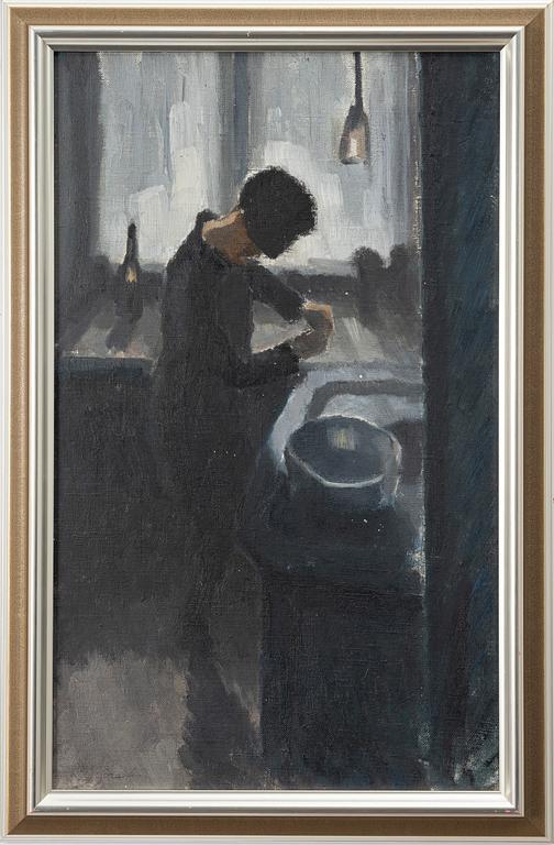 Hjalmar Grahn, 'In the Kitchen (Ingeborg Grahn)'.