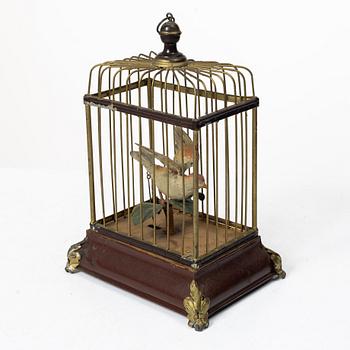 Birdcage-form musical box, late 19th century.