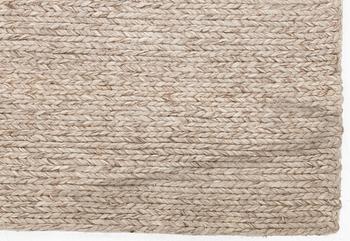 A monochrome carpet, "Chunky wool sand", Lotta Agaton Interiors x Layered, c 400 x 300 cm.
