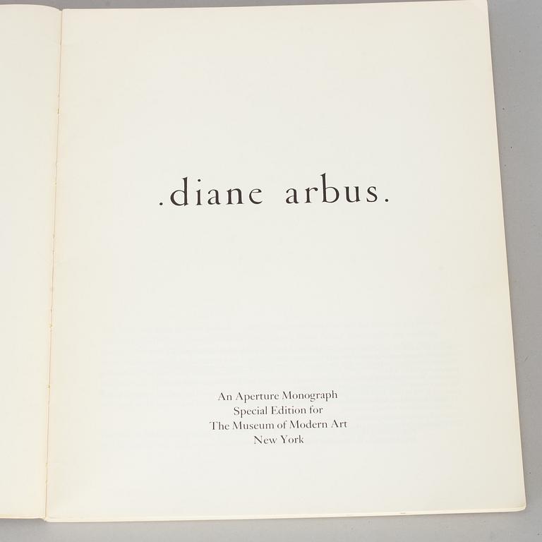 DIANE ARBUS, BOK, "Diane Arbus. An Aperture Monograph", Diane Arbus, special edition The Museum of Modern Art 1972.