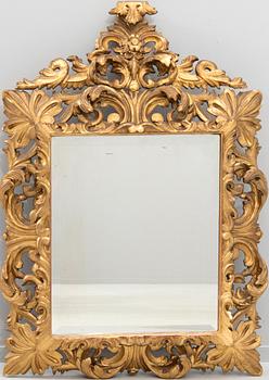 Mirror in Baroque style, 20th century.