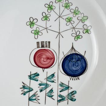 PARTI PORSLIN, 8 delar. Bl a Marianne Westman och Sigrid Richter, Rörstrand, 1950-60-tal.