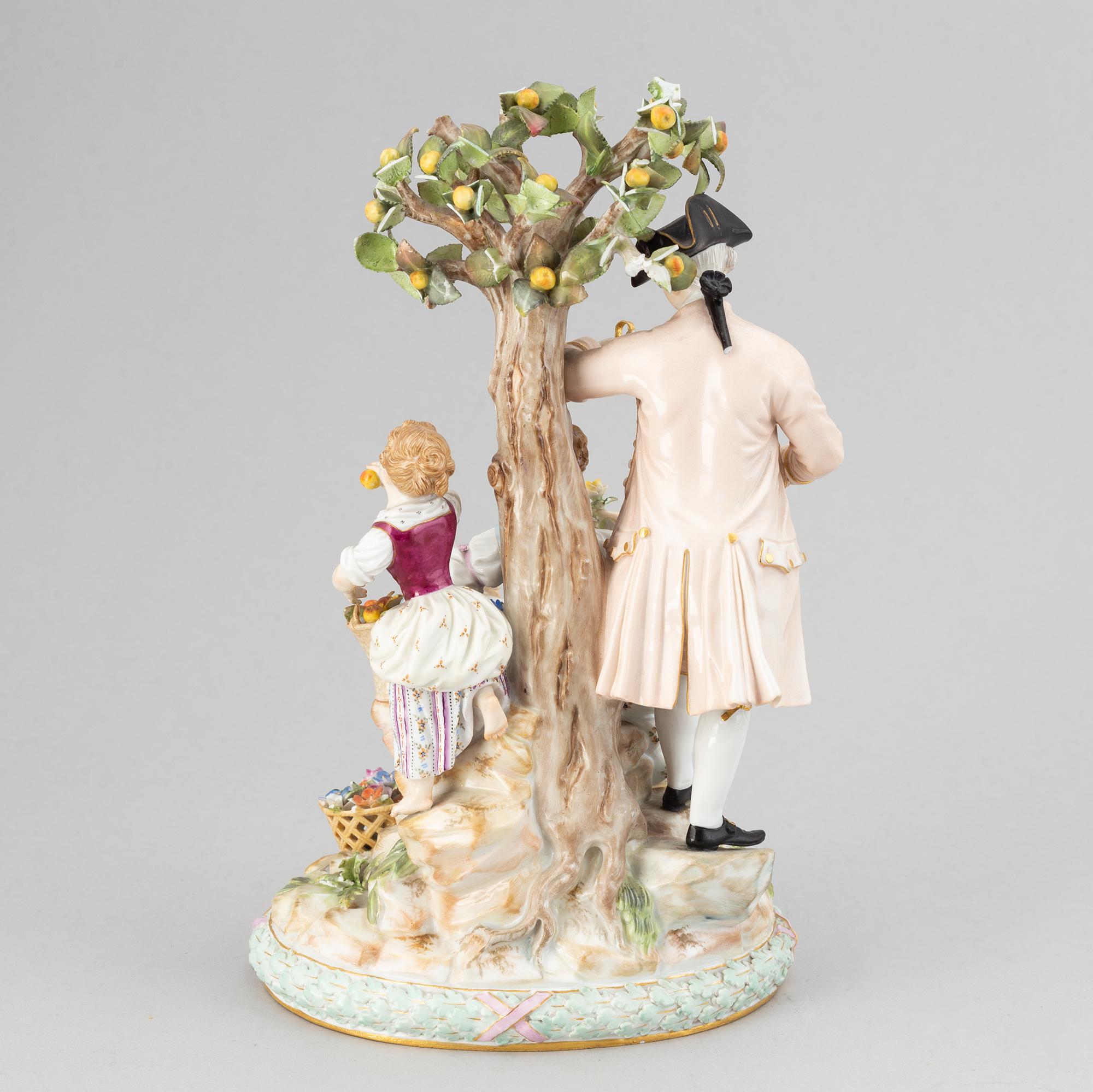 A Meissen porcelain figurine, second half of the 19th-century.