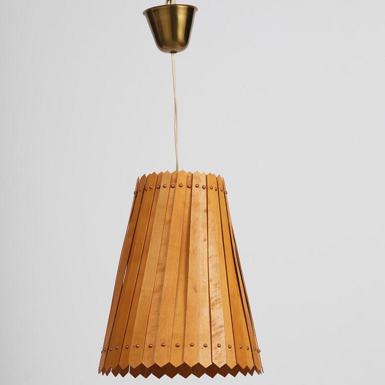Carl-Axel Acking, & Sven Hesselgren, a "Luxiflax" ceiling lamp, Asea, 1940s.