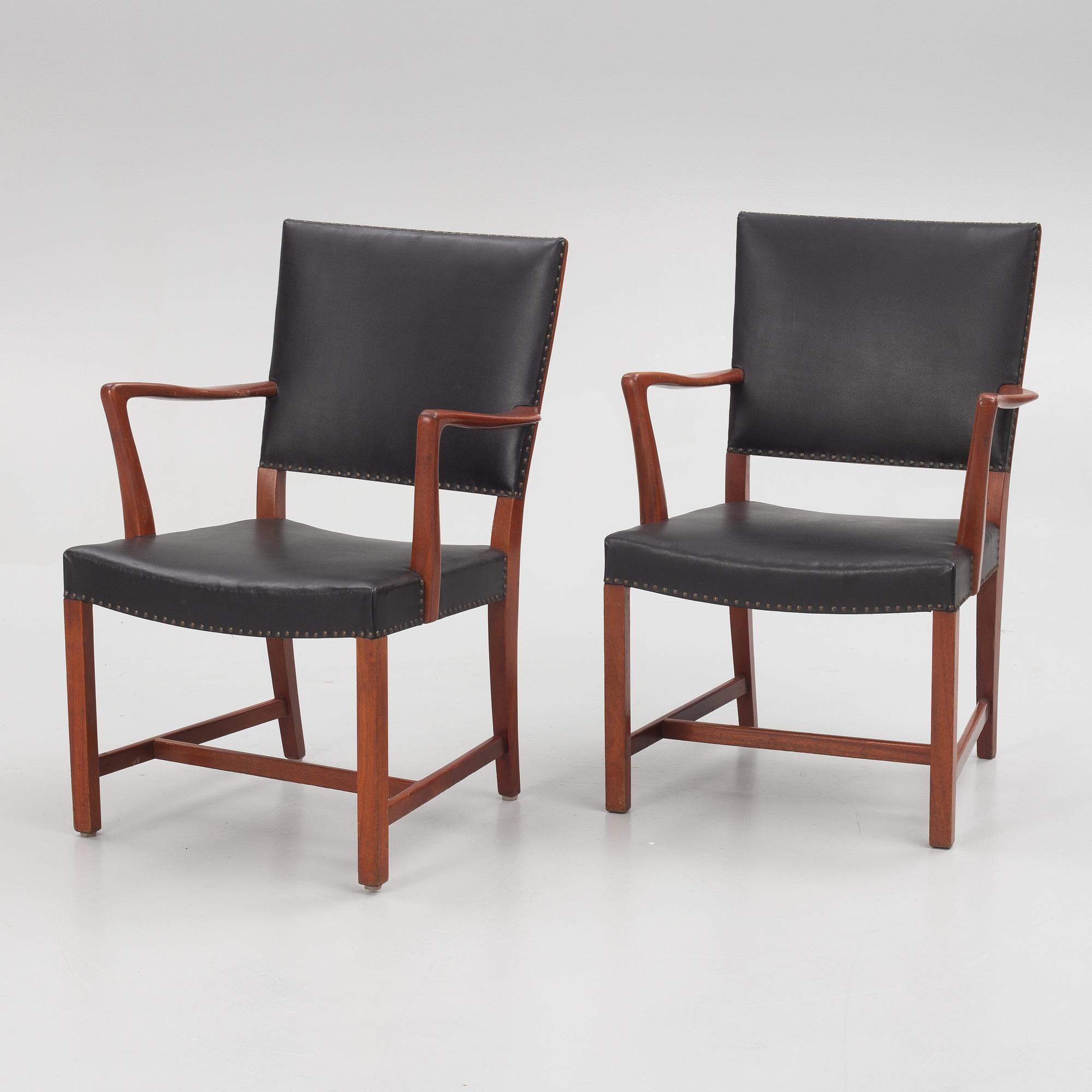 Karl Erik Ekselius, a pair of chairs, JOC, Vetlanda, mid 20th Century.