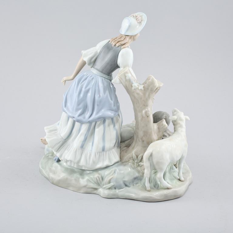 FIGURIN, porslin, Lladro, Spanien, 1900-talets andra hälft.