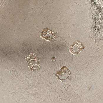 WILLIAM GRUNDY, KAFFEKANNA, rokoko, George III, silver, London, England, 1764.