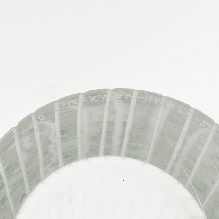 VAS, glas, signerad Tapio Wirkkala, Iittala -55.