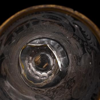 Two 18th century glasses.