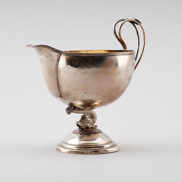 KANNA, silver, Olof H Bergström, Uppsala 1822. Vikt ca 158 gram.